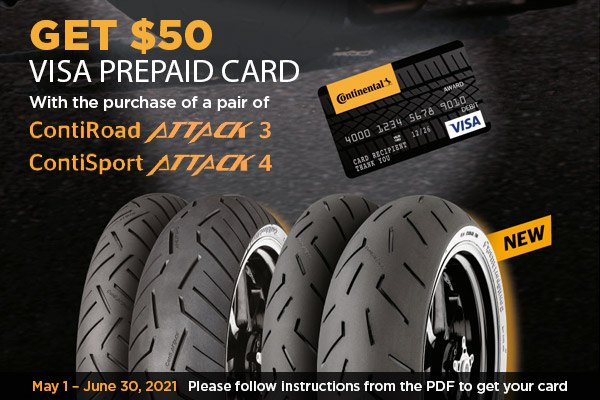  50 Continental Tires Summer Rebate Buy New Tires And Get A Prepaid 