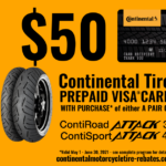 Continental Offers Rebate For Two Premium Motorcycle Tires