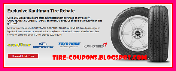 Cooper Tire Rebate And Coupons January 2021