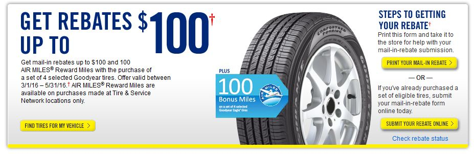 Goodyear Tire Rebate And Coupons For January 2021