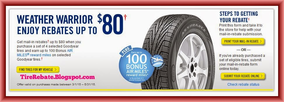 Goodyear Tires Rebate 2022 Tirerebate