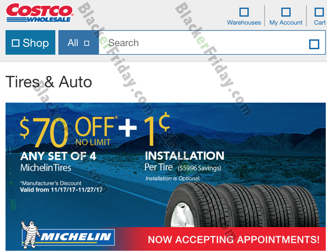 Michelin Tire Black Friday 2018 Sale Deals Blacker Friday