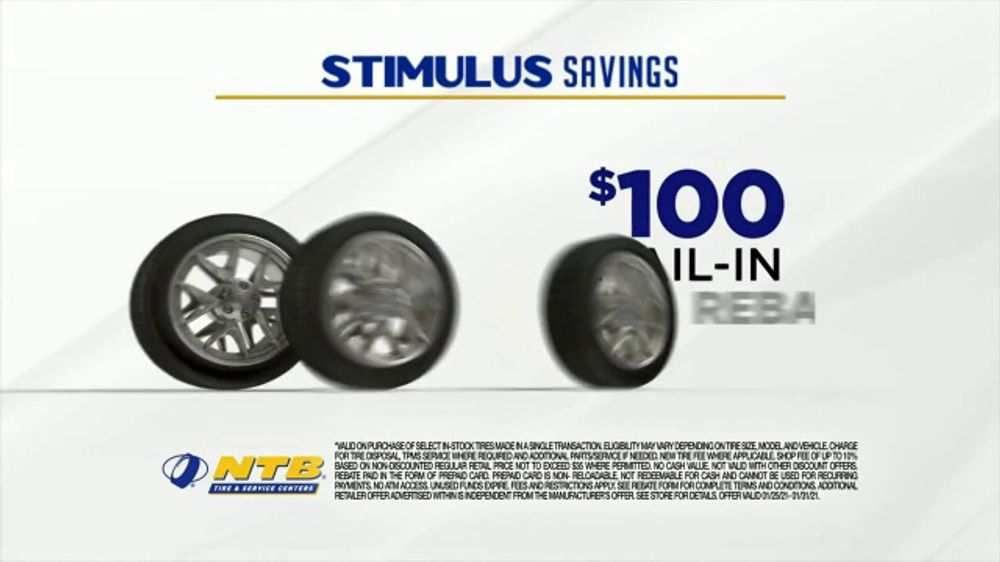 National Tire Battery Stimulus Savings Event TV Commercial Mail in 