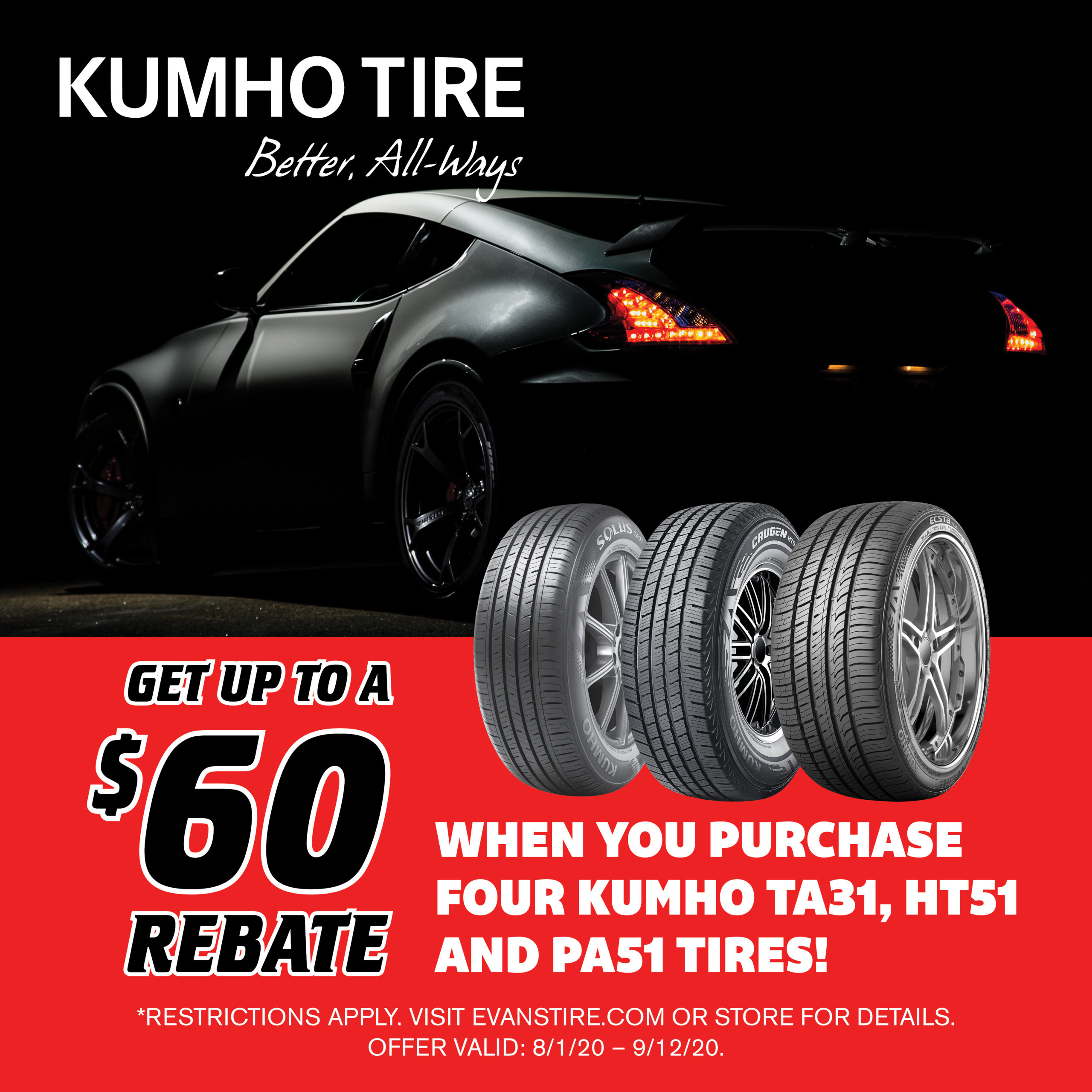 Rebates Evans Tire Service Centers