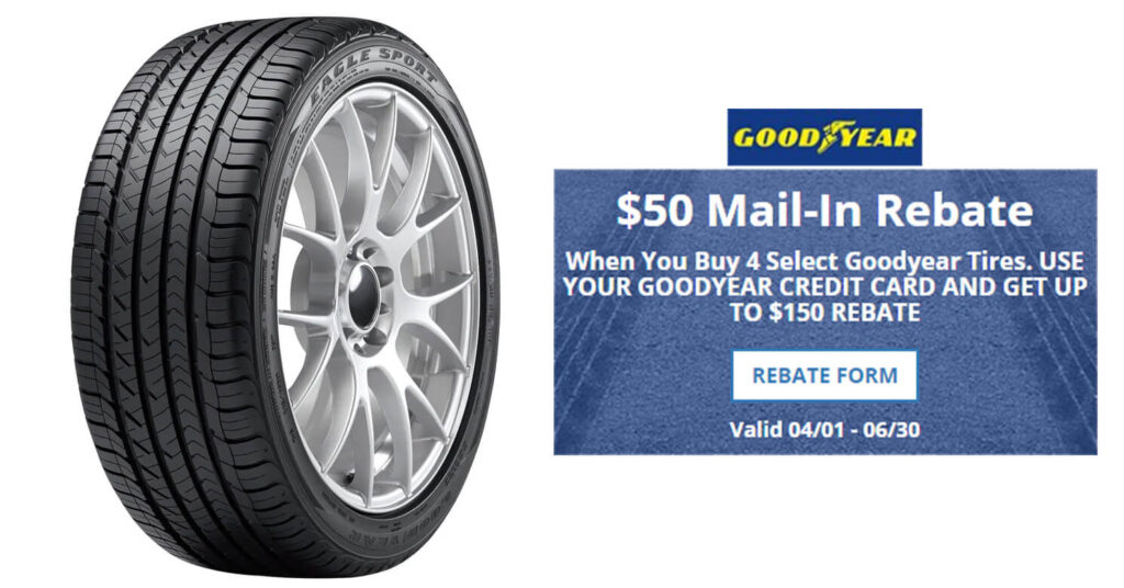 Goodyear Eagle Sport Tire Rebate 2024