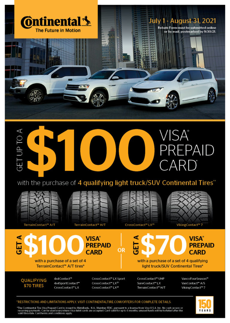 Continental Tires Rebate Best Tire Deal At Lamb s Tire Automotive