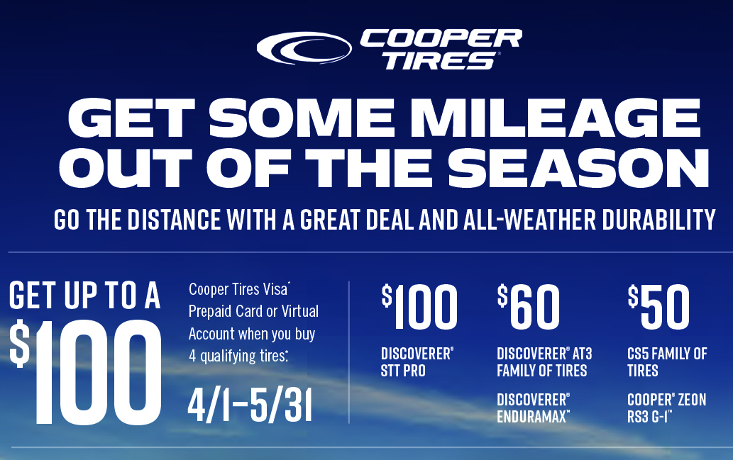 Cooper Spring 2021 Rebate Tirecraft