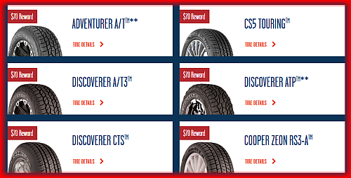Cooper Tire Rebate And Coupons January 2021