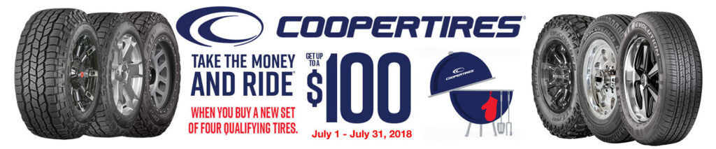 Deal Alert July Cooper Tire Summer Rebate Starts Now 