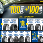 Enjoy Double Rebates With Goodyear Evans Tire Service Centers