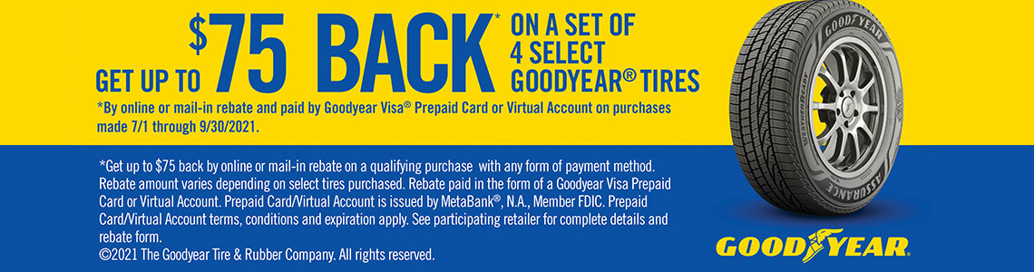 Goodyear Tires 2021 Rebate Tires easy