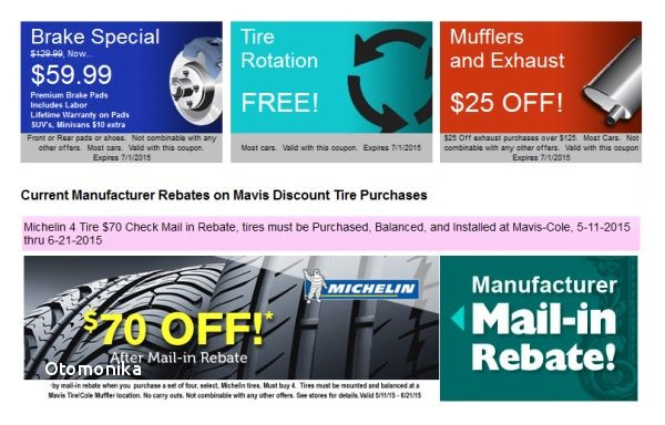 Mavis Discount Tire Coupons Printable Automotive Electronics