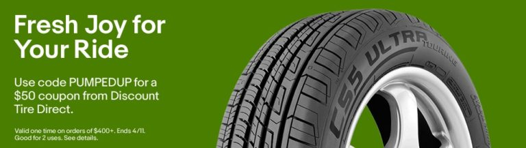 EBay Discount Tire Direct Promotion 50 Off 400 Purchase Coupon