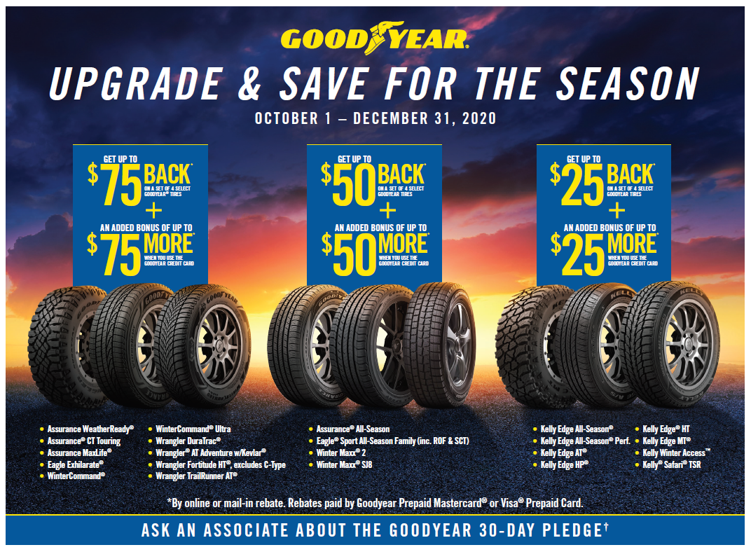 Rebates Evans Tire Service Centers