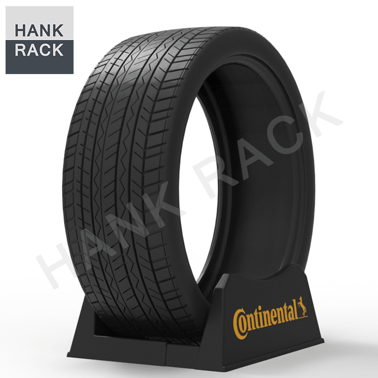 China CONTINENTAL Tire Rack Portable Tire Wheel Display Factory And 