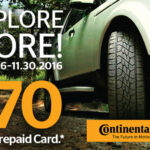 Continental Tire Explore More Rebate Tires easy