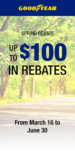 Goodyear Spring Rebate 2020 CA Wiygul Automotive Clinic