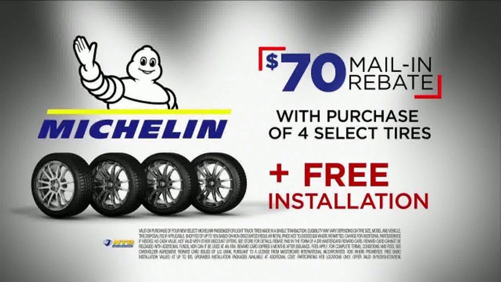 National Tire Battery Big Brands Bonus Month TV Spot Michelin Tire 